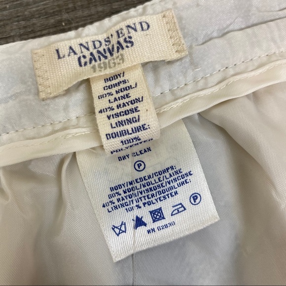 Lands’ End Plaid Wool Wrap Skirt - Picture 7 of 8